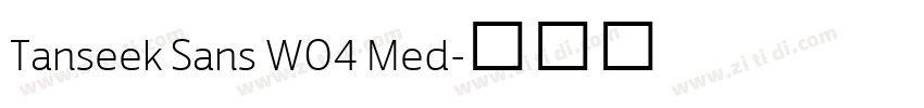 Tanseek Sans W04 Med字体转换 Tanseek Sans W04 Med字体转换